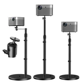 Projector Stand Height adjustable 28"-52" Tall Floor Stands w 3 Mounting Options 360¬∞ Rotatable Ball Head Heavy Duty Multipurpose Soporte Para Proyec