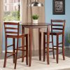 Fiona 3-Pc High Round Table with Ladder Back Stool