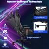 Adjustable Gaming Chair with Gas Lift 4D Armrest and Lumbar Support