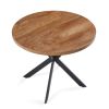 Easy-Assembly Round Dining Table,Coffee Table for Cafe/Bar Kitchen Dining Office