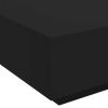 Coffee Table with LED Lights Black 31.5"x31.5"x12.2"