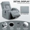 Infinite Position Okin Motor Up to 350 LBS Power Lift Recliner Chair for Elderly, Heavy Duty Motion Mechanism with 8-Point Vibration Massage and Lumba