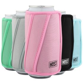 Insta-Chill Slim Can Sleeve in Pink by HOST