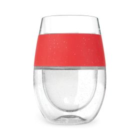 Wine FREEZE Cup in Red Glitter Single by HOST