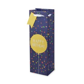 Birthday Confetti Single Bottle Wine Bag by Cakewalk