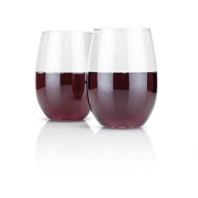 Flexi Stemless Wine Glasses, Set of 2