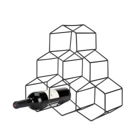 Geo Gunmetal Countertop Wine Rack by Viski