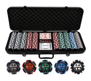 13.5g 500pc Pro Poker Clay Poker Set