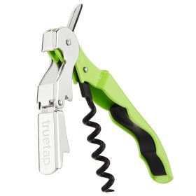 Truetap: Double-Hinged Waiter's Corkscrew in Lime