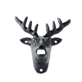 Cast Iron Wall Mounted Deer Bottle Opener by Foster and Rye