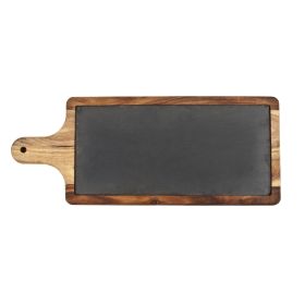 Slate and Wood Paddle by Twine