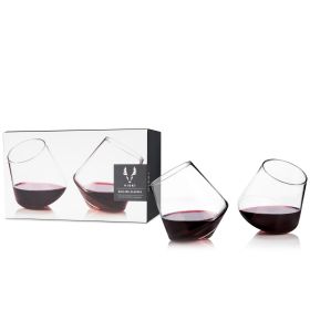 Rolling Crystal Wine Glasses Viski