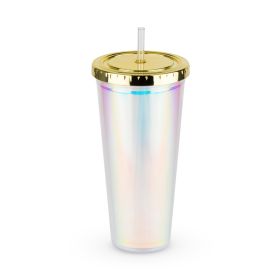 Iridescent Drink Tumbler Blush