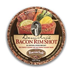 Demitri's 4 Ounce Bacon Rim Shot Bloody Mary Rim Salt