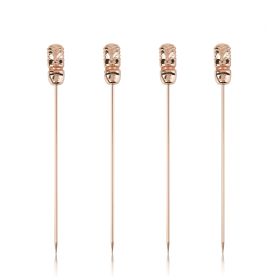 Set of 4 Tiki Cocktail Picks by Viski