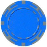 25pc 14g Z Striped Poker Chips (10 colors)-Light Blue