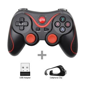 T3 X3 Wireless Joystick Gamepad PC Game Controller Support Bluetooth BT3.0 Joystick For Mobile Phone Tablet TV Box Holder (Color: 01, Ships From: China)