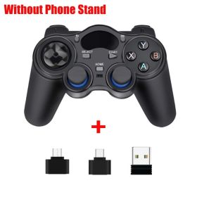 2.4 G Controller Gamepad Android Wireless Joystick Joypad with OTG Converter For PS3/Smart Phone For Tablet PC Smart TV Box (Color: 01, Ships From: China)