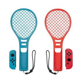 New switch Mario tennis racket NS game tennis racket Mario game grip tennis racket (Product color: Red blue)