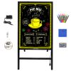 LED Message Sign Board- Erasable Writing Drawing Neon Sign with 8 Colorful Markers - Perfect for Children;  Back to School;  Home;  Office;  Restauran