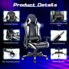 Gaming Chair Adjustable Swivel Racing Style Computer Office Chair