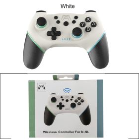 Compatible Nintendo Switch Controller Wireless Bluetooth Gamepads For Nintendo Switch Pro OLED Console Control Joystick (Color: White With BOX, Ships From: China)