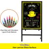 LED Message Sign Board- Erasable Writing Drawing Neon Sign with 8 Colorful Markers - Perfect for Children;  Back to School;  Home;  Office;  Restauran